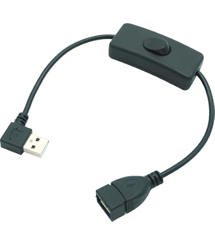Amazon.co.jp: オーディオファン USB 延長ケーブル ON ／ OFF スイッチ